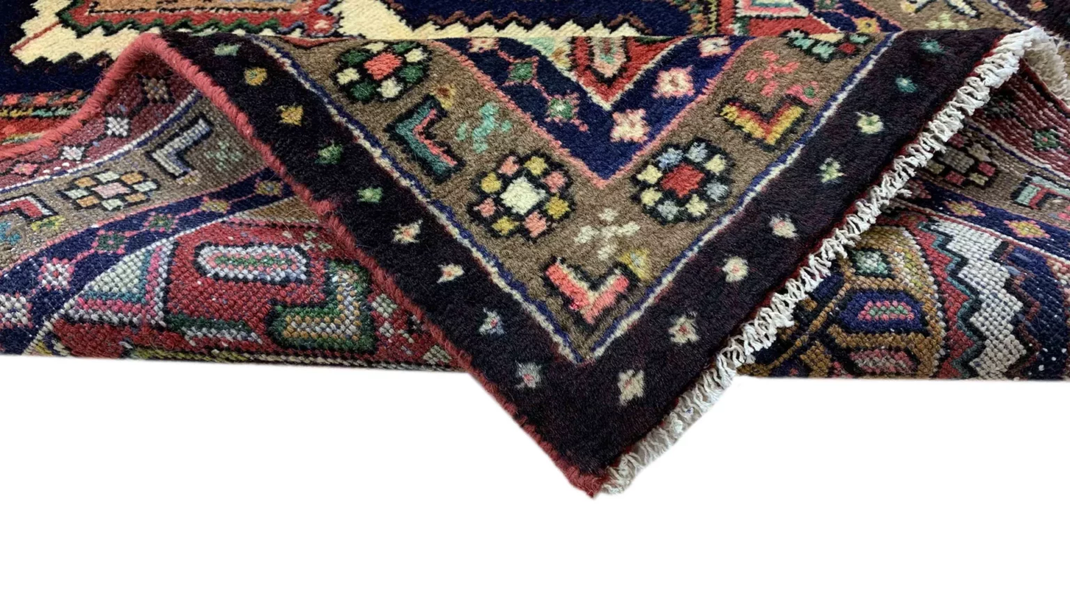 Perserteppich Hamadan 136 x 70 cm Wolle handgeknüpft