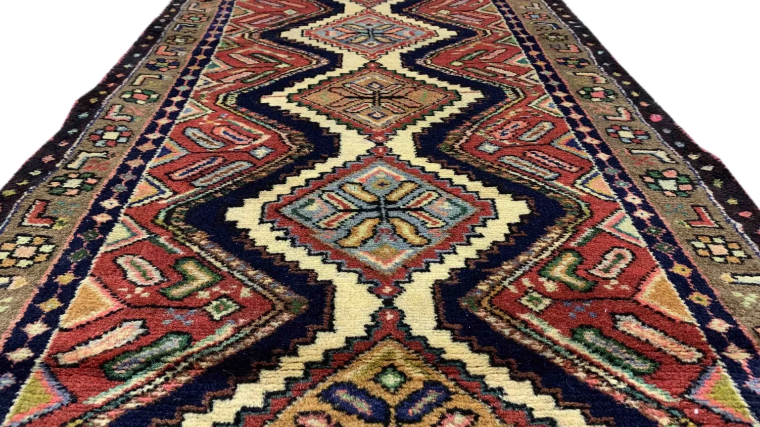 Perserteppich Hamadan 136 x 70 cm Wolle handgeknüpft