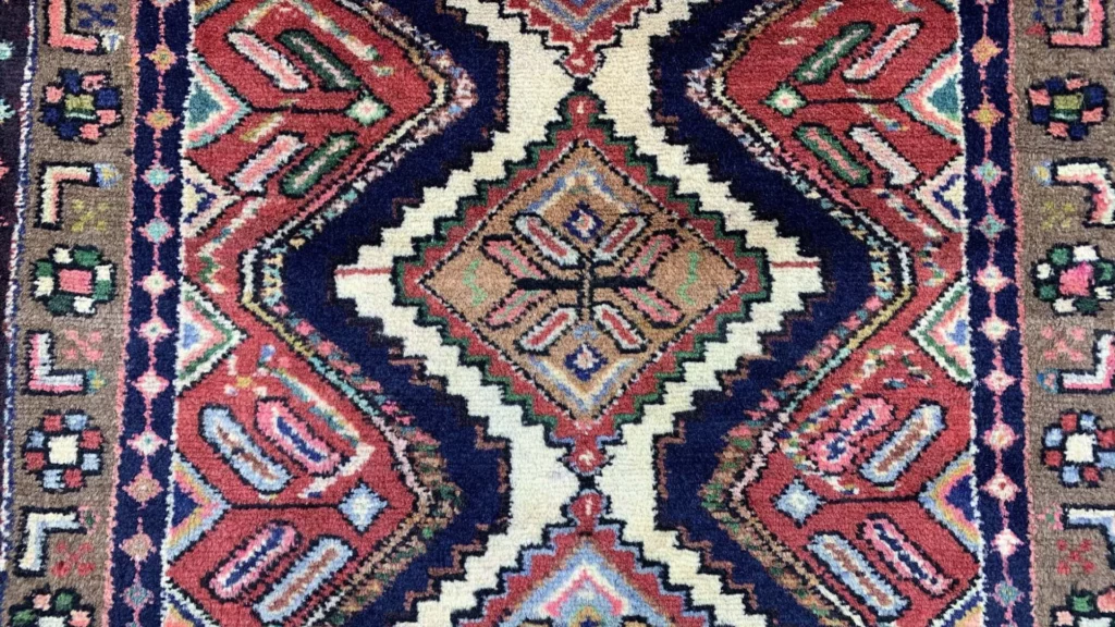 Perserteppich Hamadan 136 x 70 cm Wolle handgeknüpft