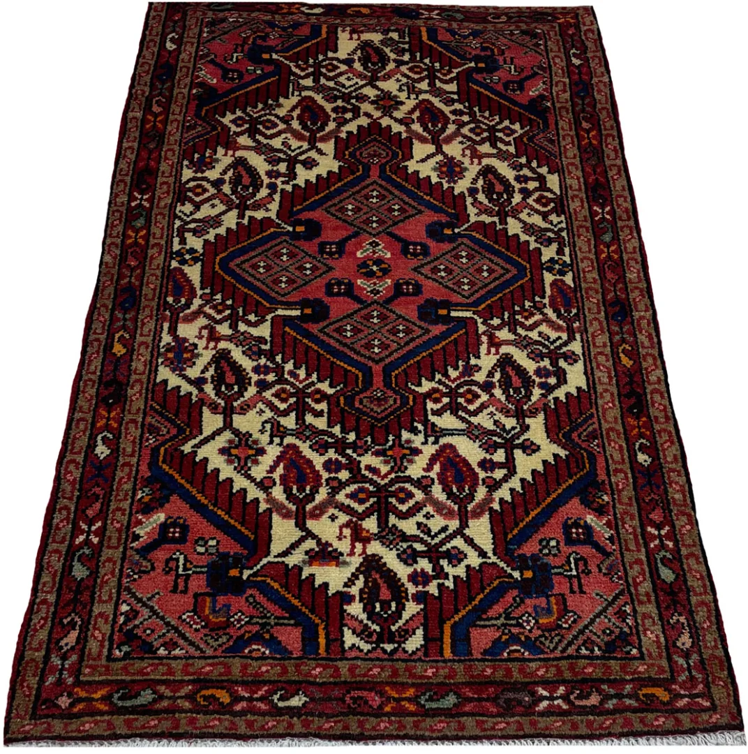 Perserteppich Hamadan 137 x 78 cm Wolle handgeknüpft