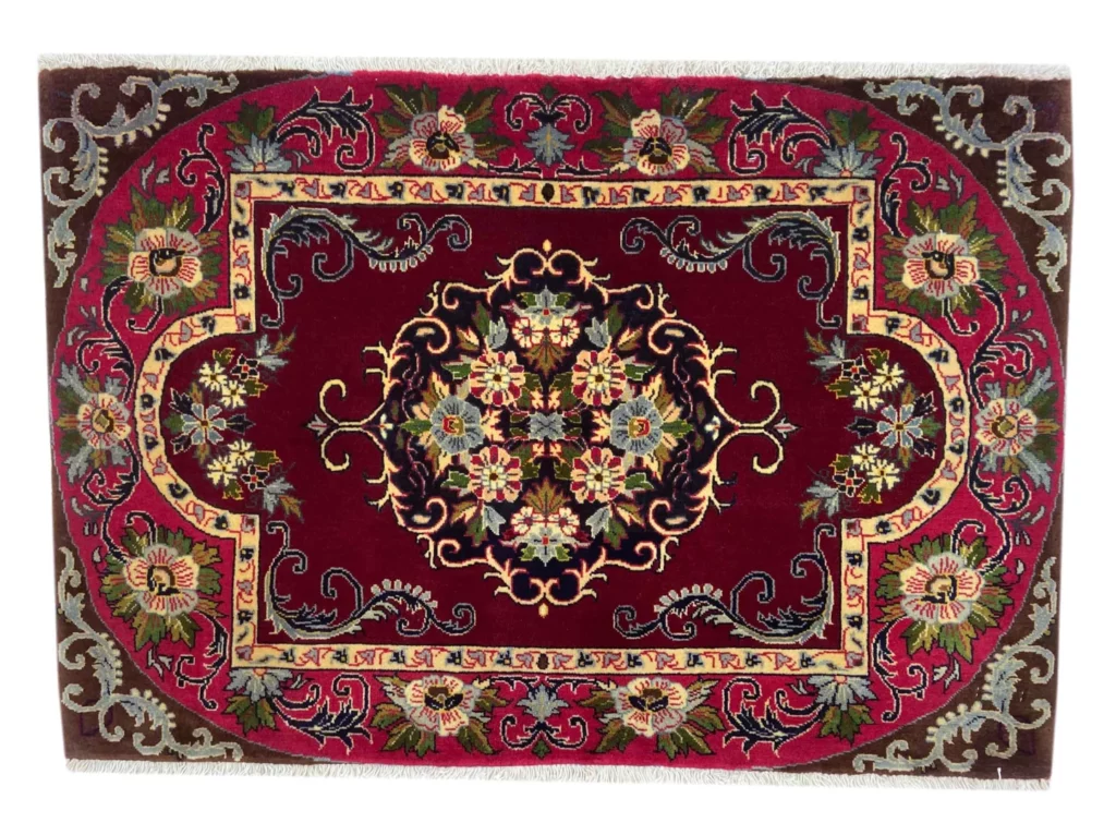Perserteppich Keshan 70 x 103 cm Wolle handgeknüpft