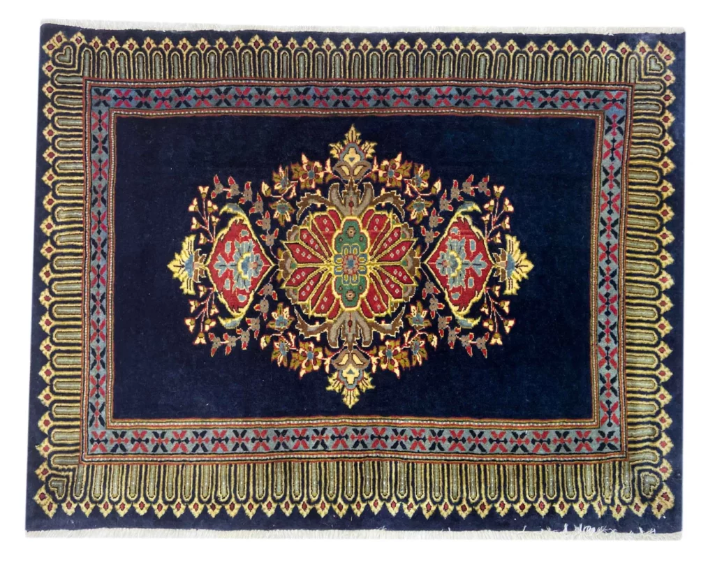 Perserteppich Keshan 80 x 104 cm Wolle handgeknüpft