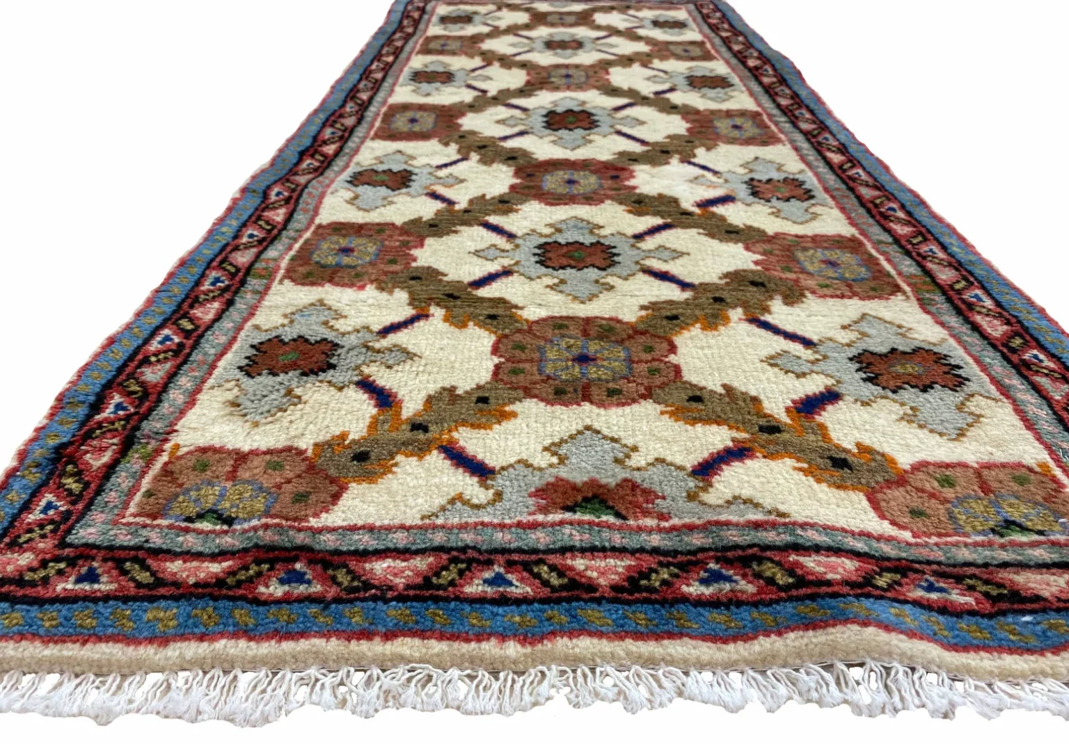 Perserteppich Hamadan 138 x 60 cm Wolle handgeknüpft