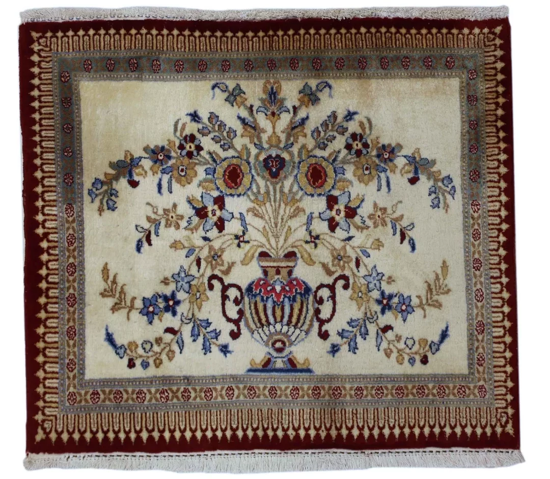 Perserteppich Keshan 90x70 cm Wolle handgeknüpft