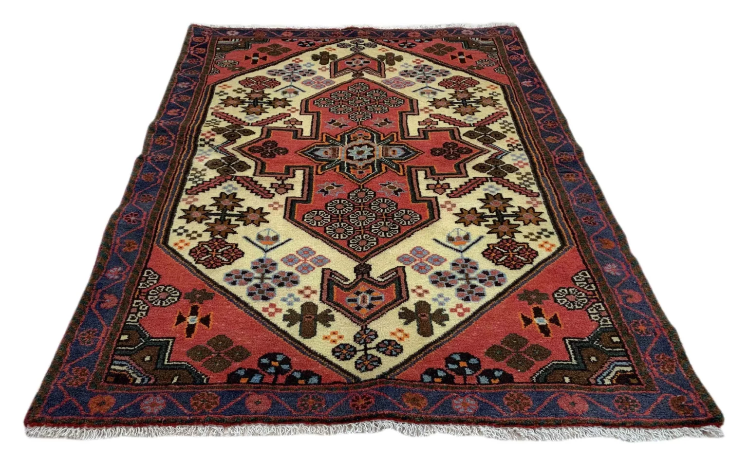 Perserteppich Hamadan 139 x 103 cm Wolle handgeknüpft