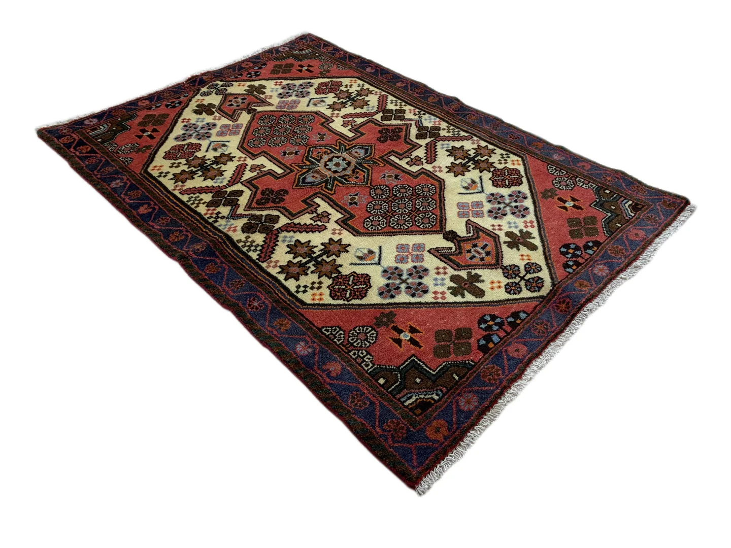 Perserteppich Hamadan 139 x 103 cm Wolle handgeknüpft