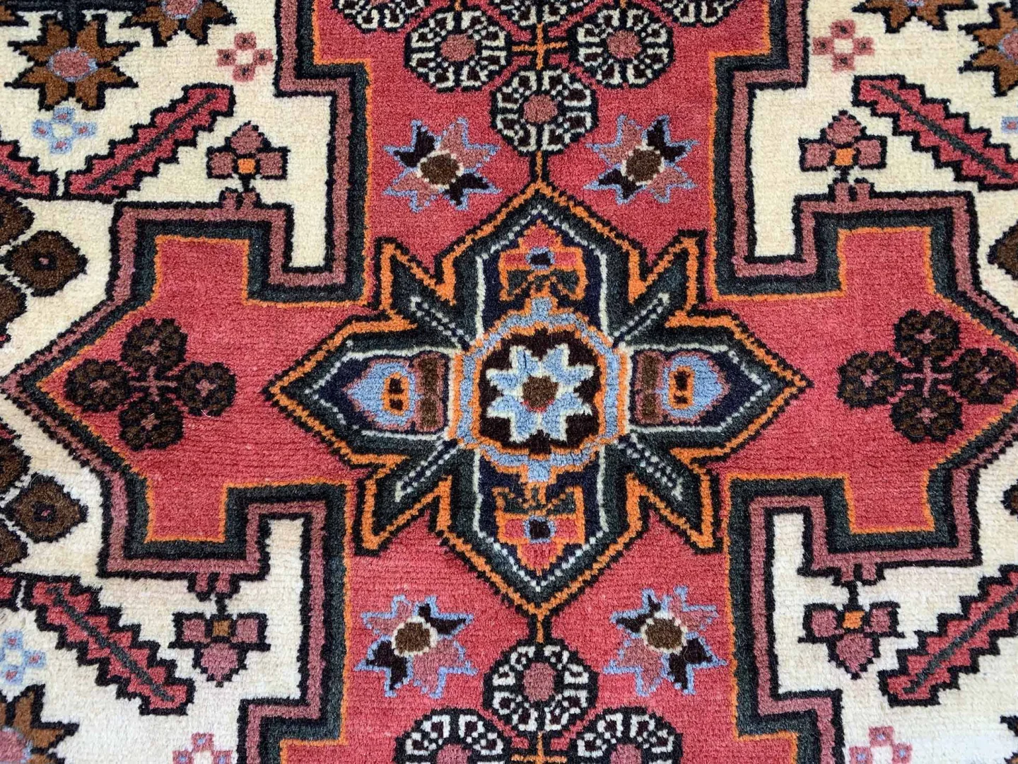 Perserteppich Hamadan 139 x 103 cm Wolle handgeknüpft