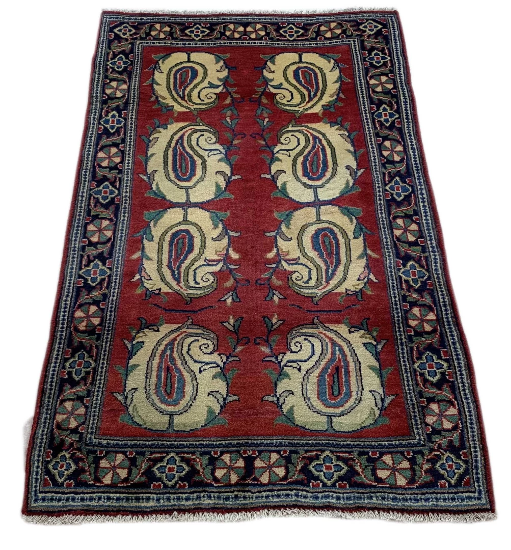 Perserteppich Hamadan 139 x 82 cm Wolle handgeknüpft