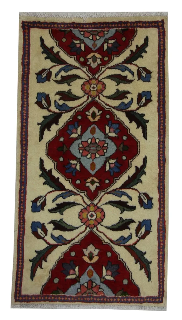 Perserteppich Mahal 125 x 67 cm Wolle handgeknüpft