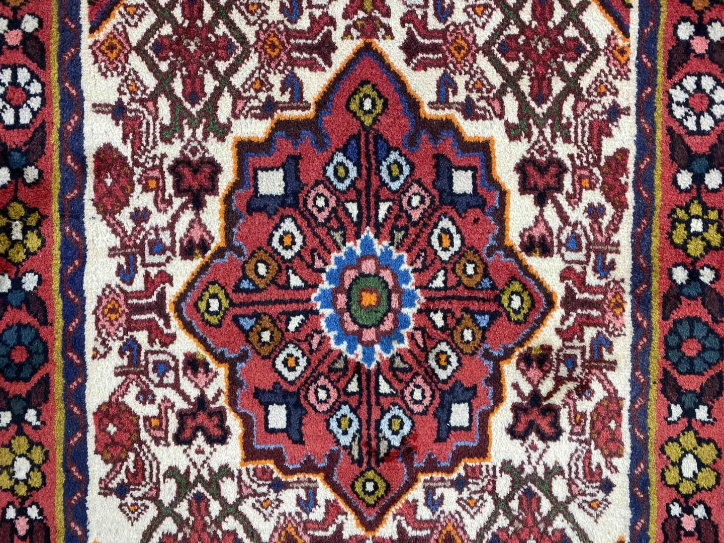 Perserteppich Hamadan 139 x 96 cm Wolle handgeknüpft