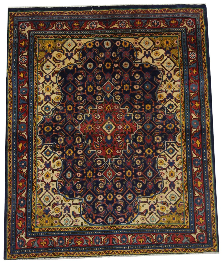 Perserteppich Mahal 130 x 108 cm handgeknüpft