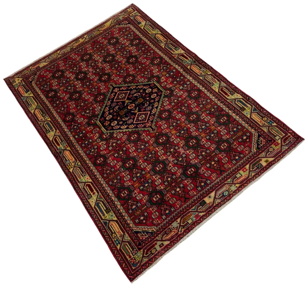 Perserteppich Hamadan 140 x 100 cm Wolle handgeknüpft