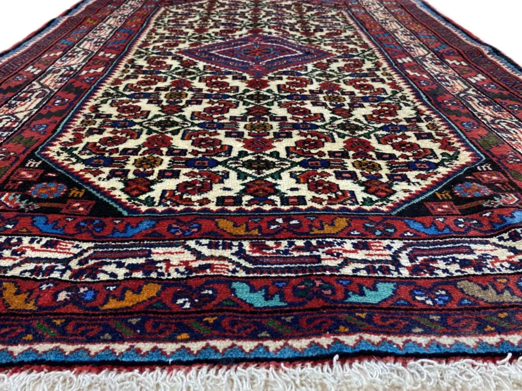 Perserteppich Hamadan 140 x 100 cm Wolle handgeknüpft
