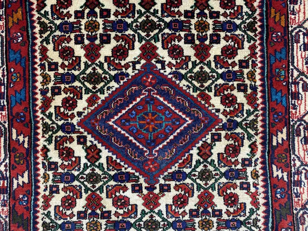 Perserteppich Hamadan 140 x 100 cm Wolle handgeknüpft