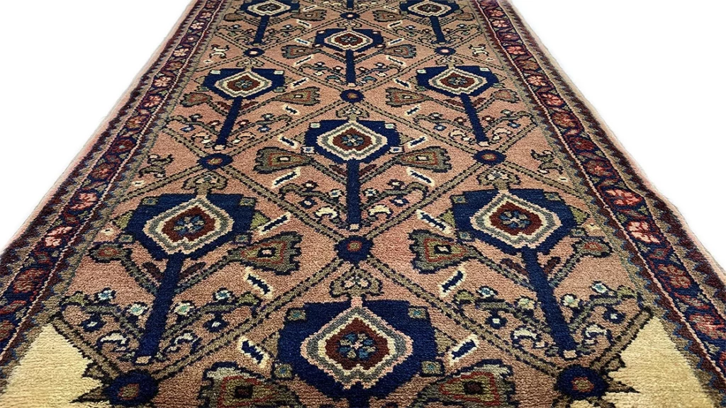Perserteppich Hamadan 140 x 65 cm Wolle handgeknüpft