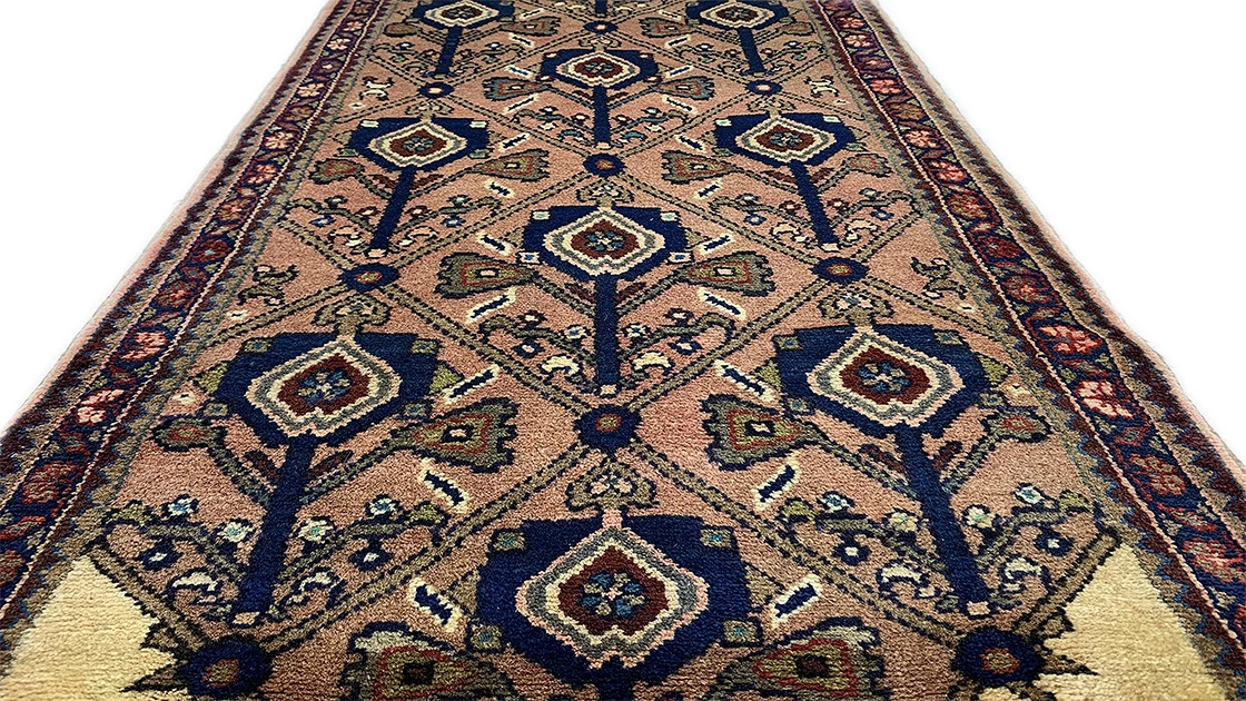 Perserteppich Hamadan 140 x 65 cm Wolle handgeknüpft