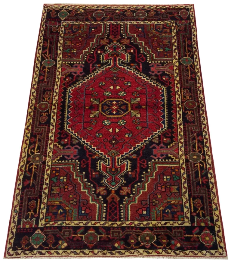 Perserteppich Hamadan 140 x 90 cm Wolle handgeknüpft