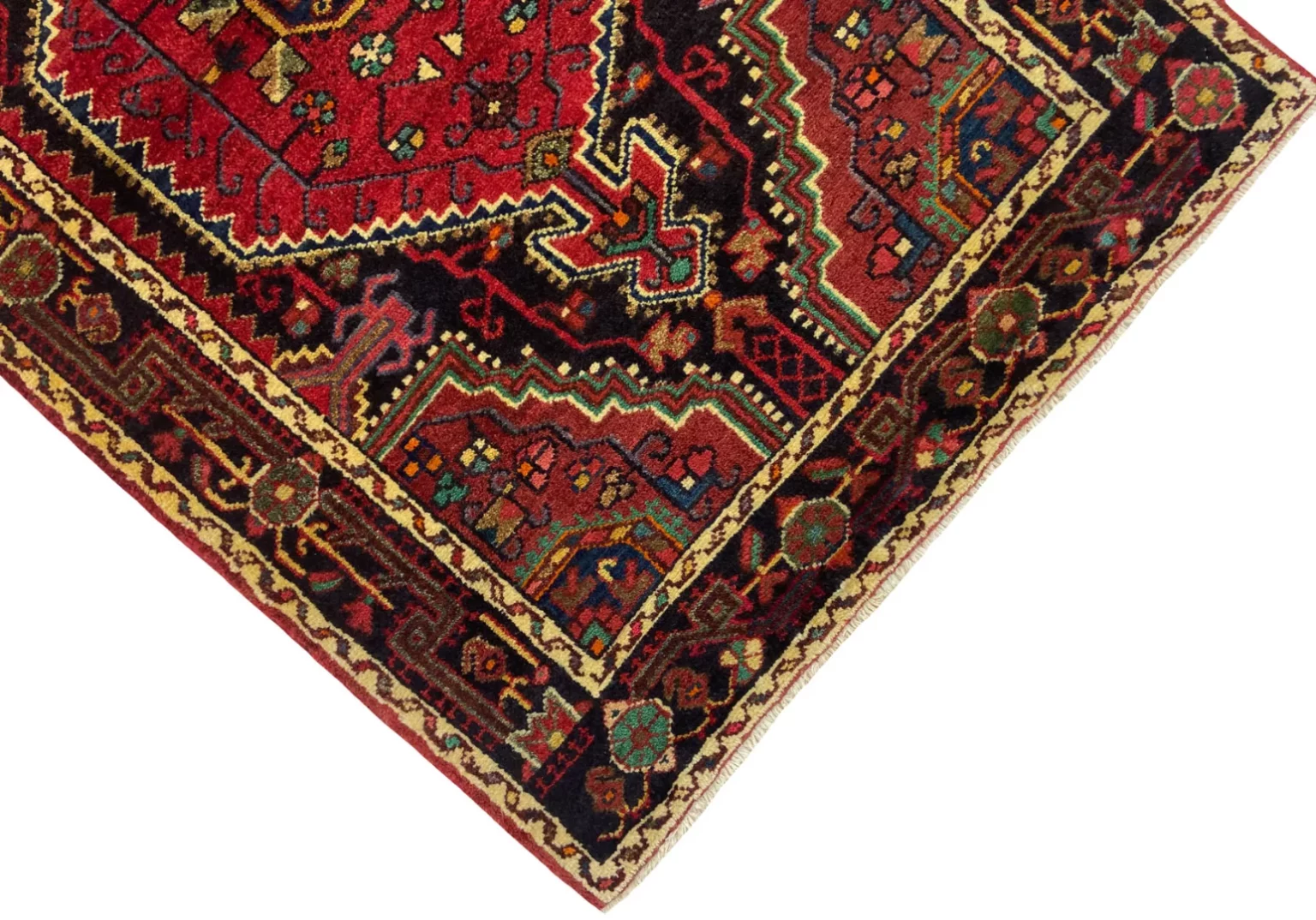Perserteppich Hamadan 140 x 90 cm Wolle handgeknüpft