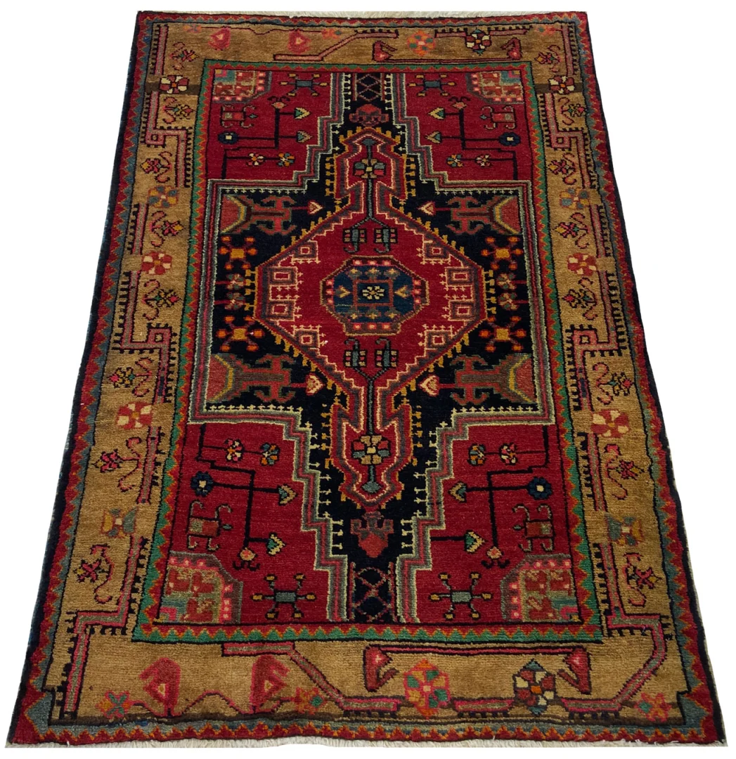Perserteppich Hamadan 141 x 94 cm Wolle handgeknüpft