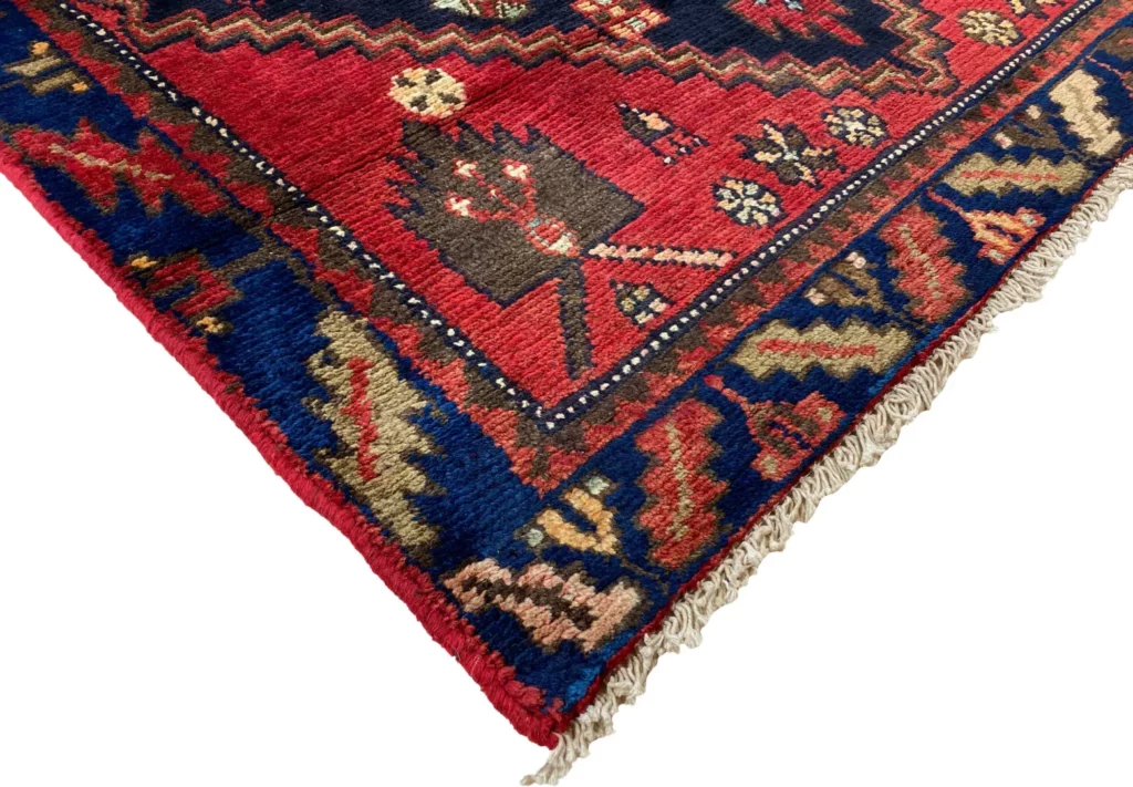 Perserteppich Hamadan 142 x 105 cm Wolle handgeknüpft