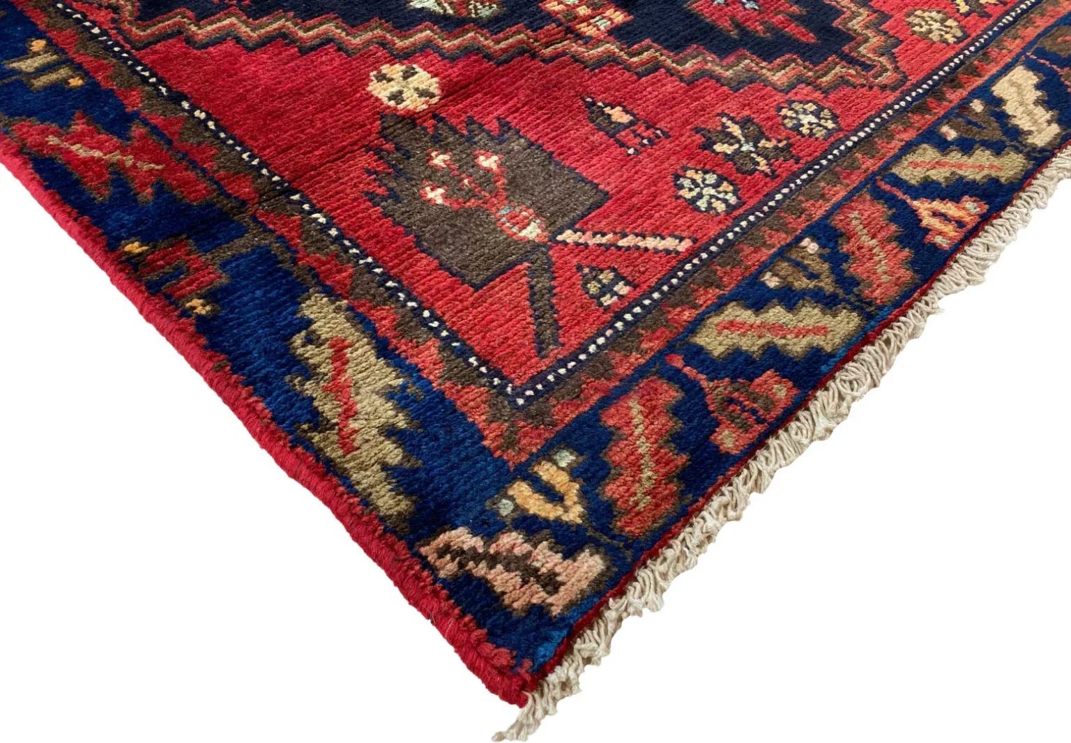 Perserteppich Hamadan 142 x 105 cm Wolle handgeknüpft