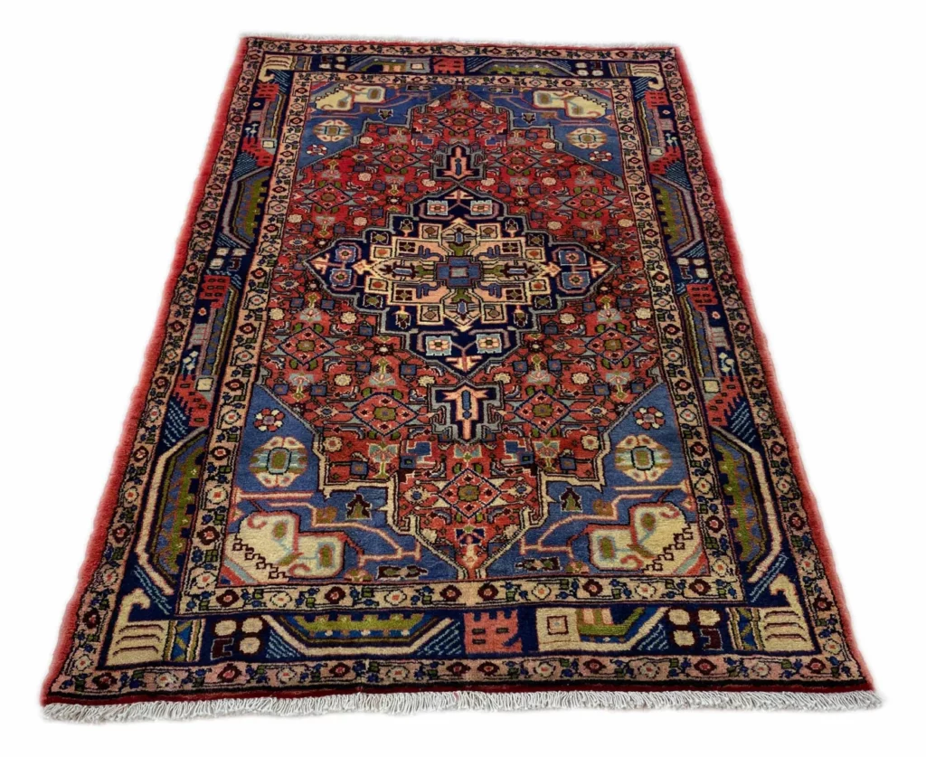 Perserteppich Hamadan 142 x 96 cm Wolle handgeknüpft