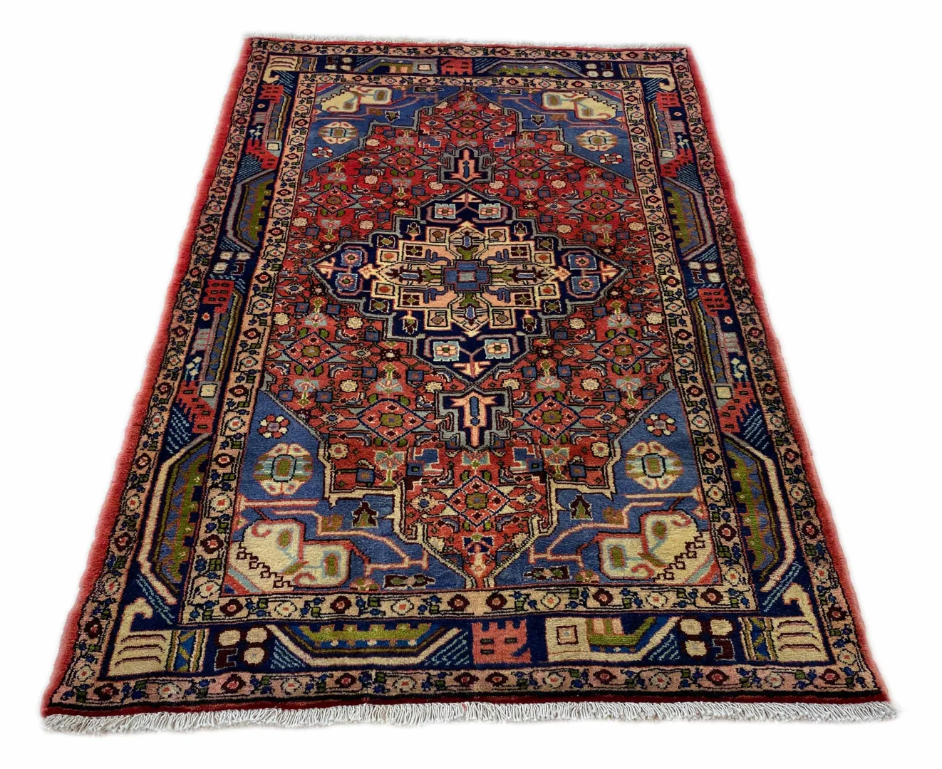 Perserteppich Hamadan 142 x 96 cm Wolle handgeknüpft