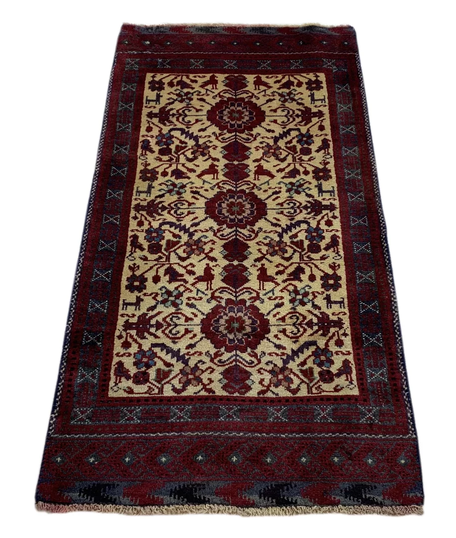 Perserteppich Hamadan 143 x 68 cm Wolle handgeknüpft