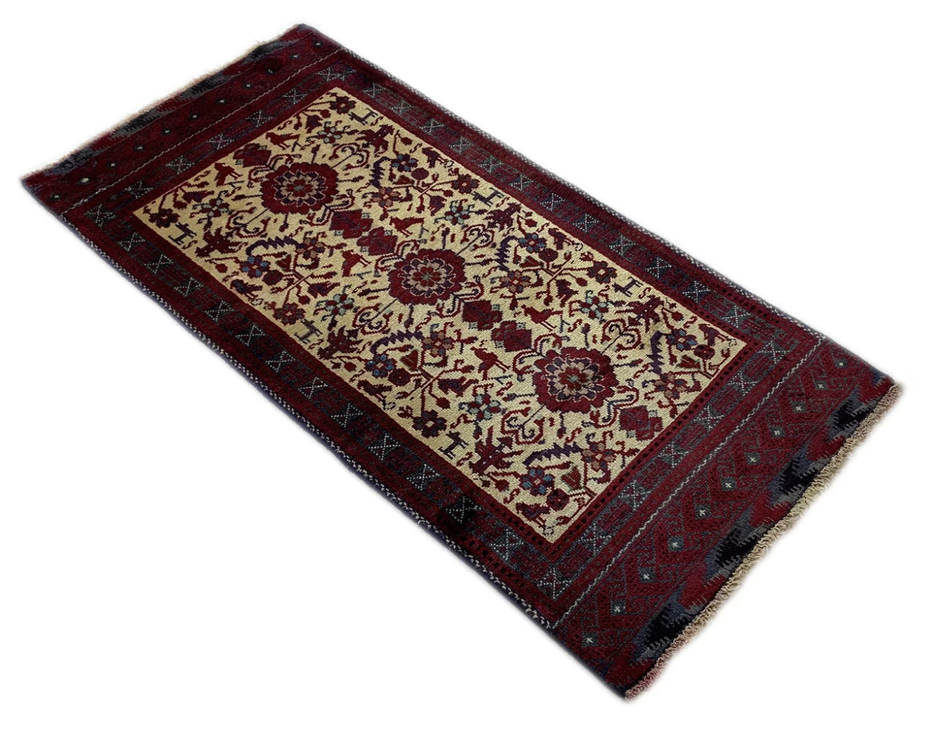 Perserteppich Hamadan 143 x 68 cm Wolle handgeknüpft