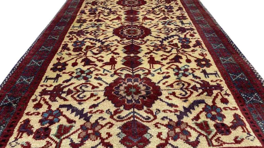 Perserteppich Hamadan 143 x 68 cm Wolle handgeknüpft