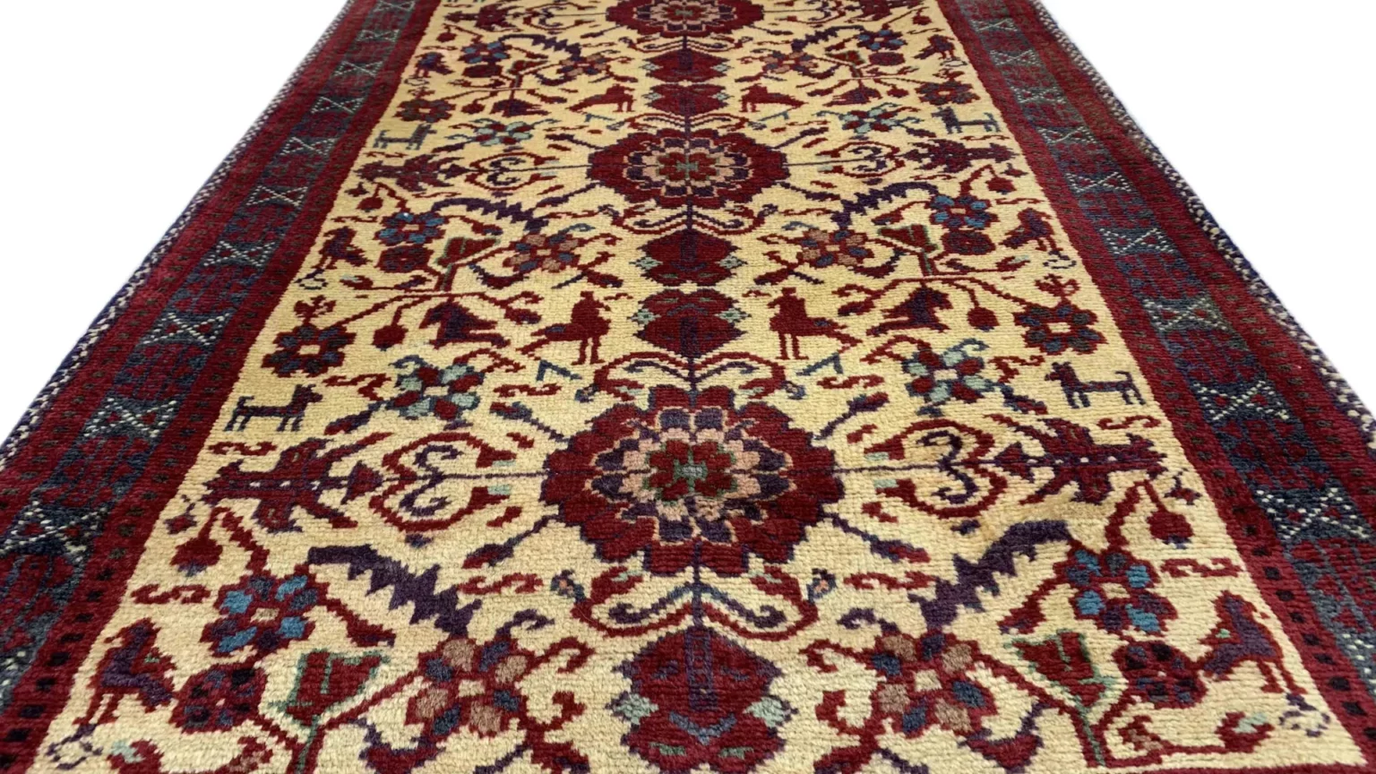 Perserteppich Hamadan 143 x 68 cm Wolle handgeknüpft