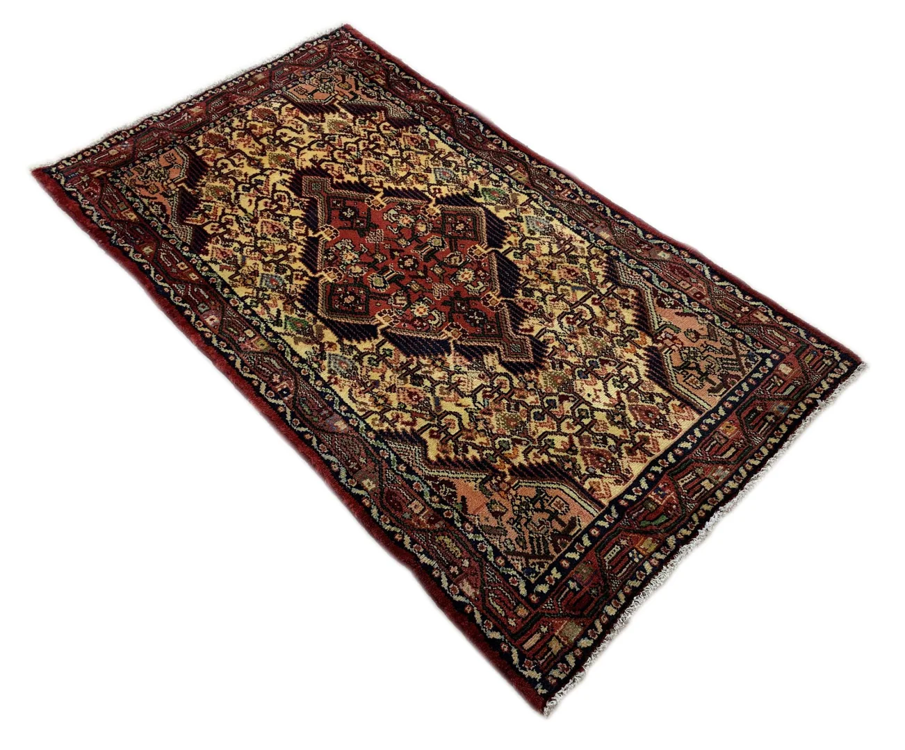 Perserteppich Hamadan 143x81 cm Wolle handgeknüpft