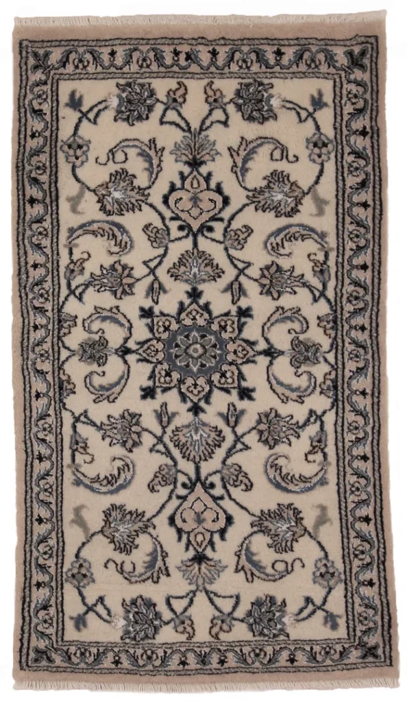 Perserteppich Nain 132 x 76 cm Wolle handgeknüpft