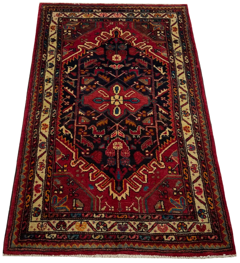 Perserteppich Hamadan 144 x 88 cm Wolle handgeknüpft