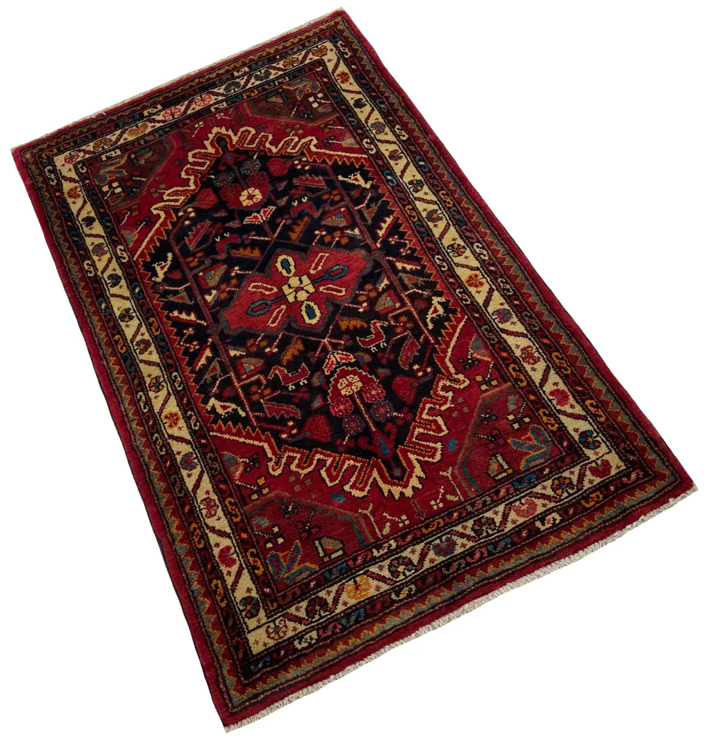 Perserteppich Hamadan 144 x 88 cm Wolle handgeknüpft