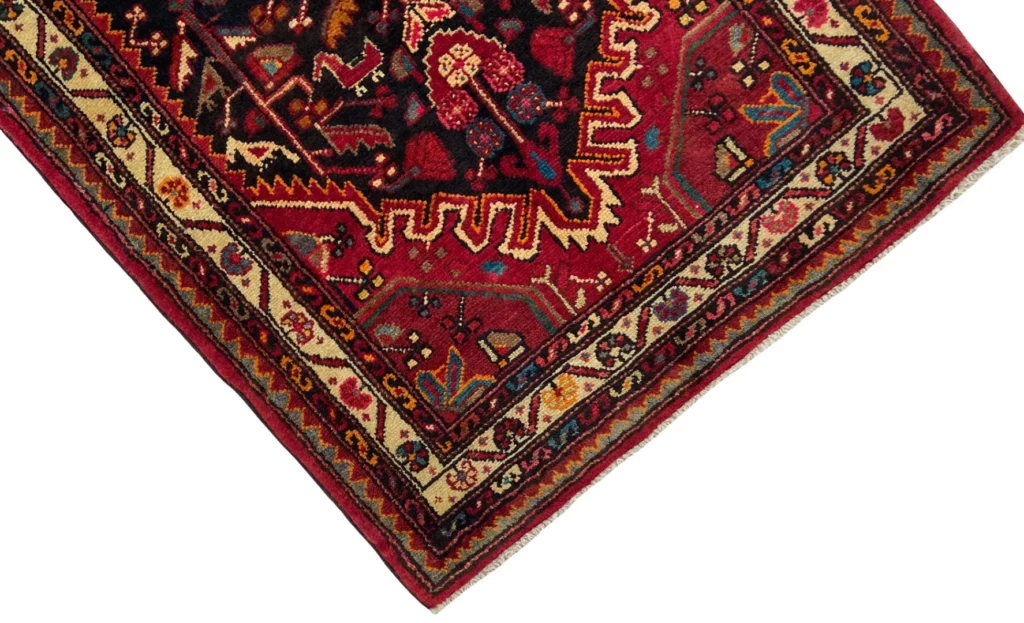 Perserteppich Hamadan 144 x 88 cm Wolle handgeknüpft