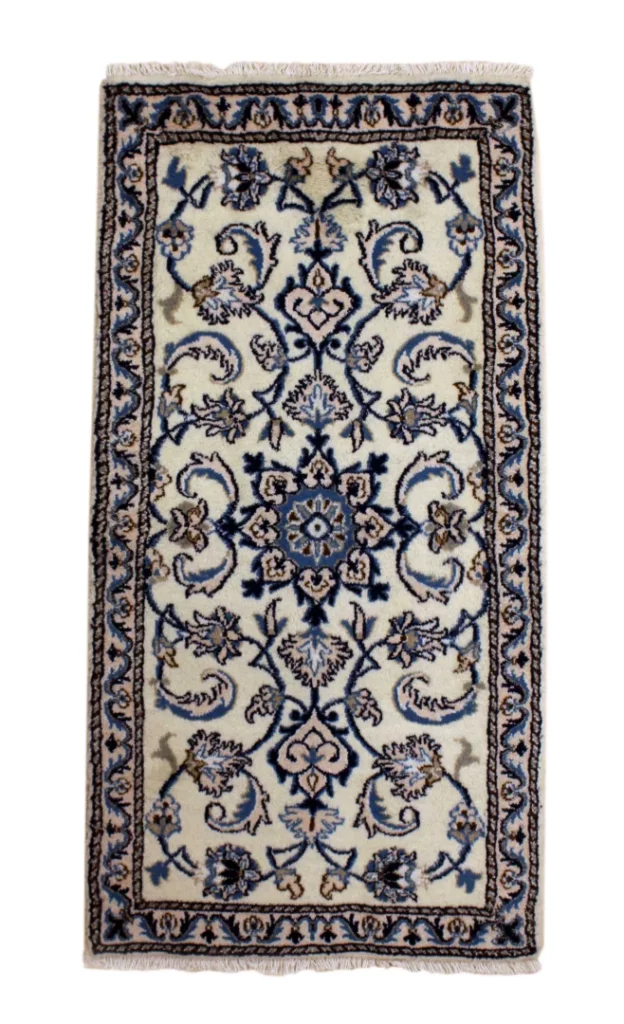Perserteppich Nain 134x68 cm Wolle handgeknüpft