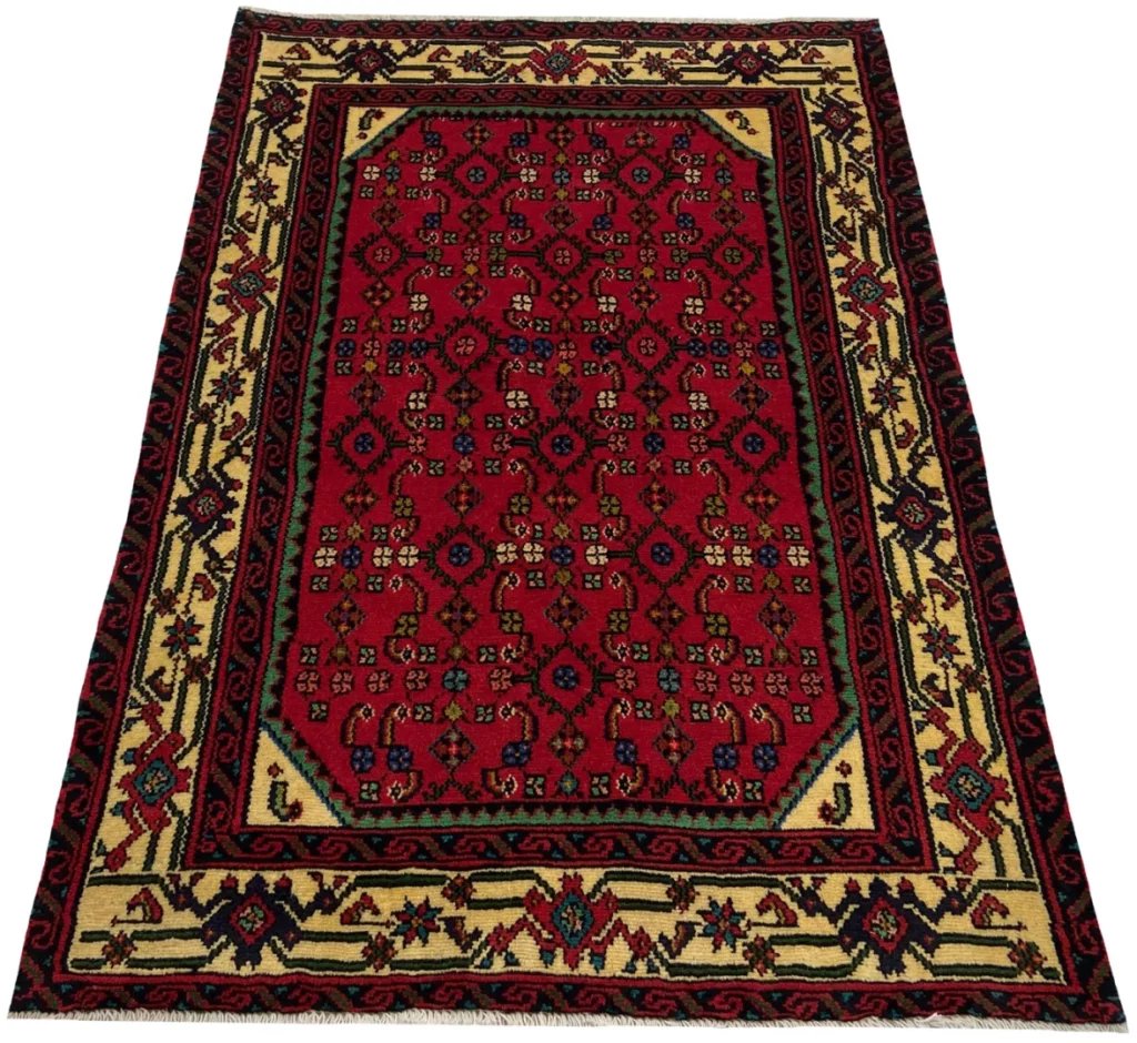 Perserteppich Hamadan 145 x 100 cm Wolle handgeknüpft