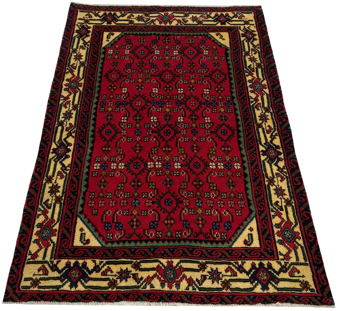 Perserteppich Hamadan 145 x 100 cm Wolle handgeknüpft