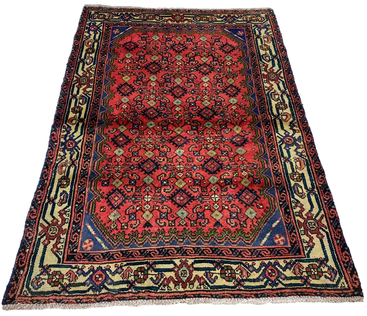 Perserteppich Hamadan 145 x 100 cm Wolle handgeknüpft