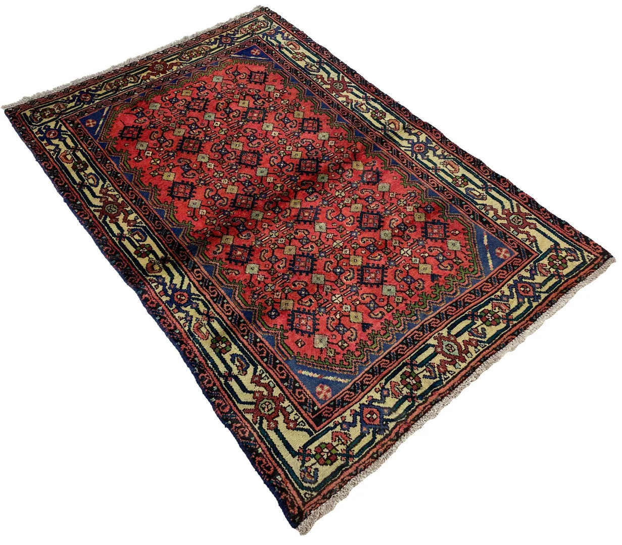 Perserteppich Hamadan 145 x 100 cm Wolle handgeknüpft