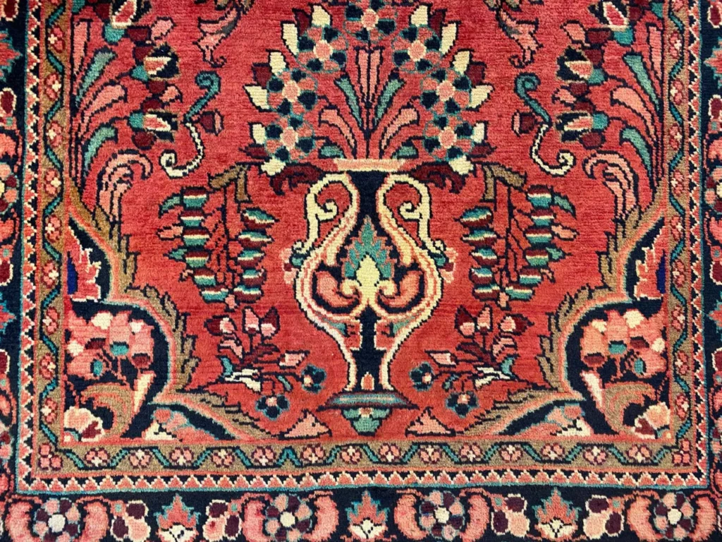 Perserteppich Hamadan 145 x 100 cm Wolle handgeknüpft