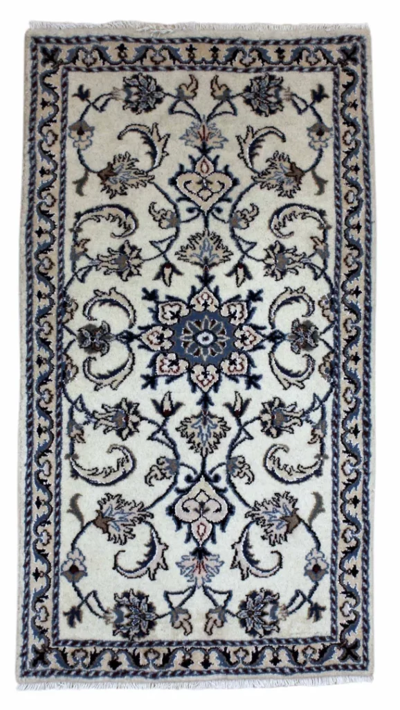 Perserteppich Nain 135 x 75 cm Wolle handgeknüpft