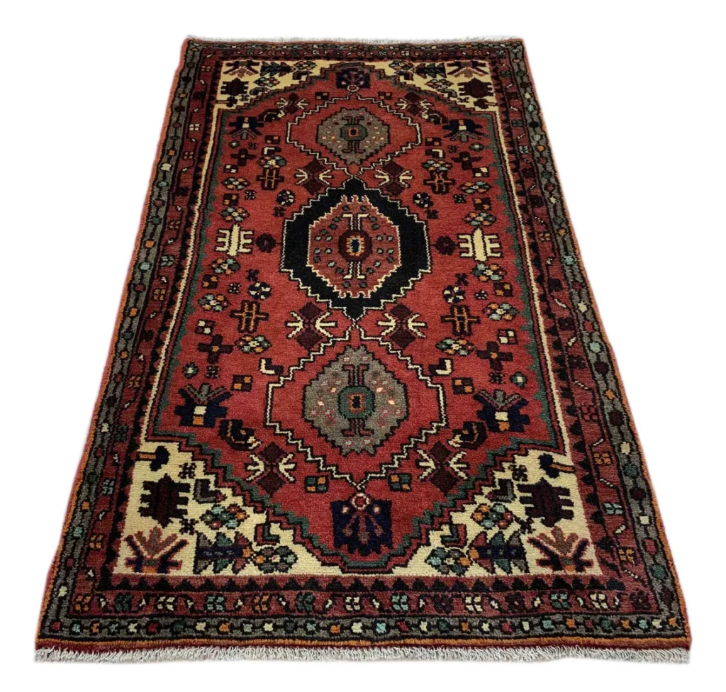 Perserteppich Hamadan 145 x 86 cm Wolle handgeknüpft