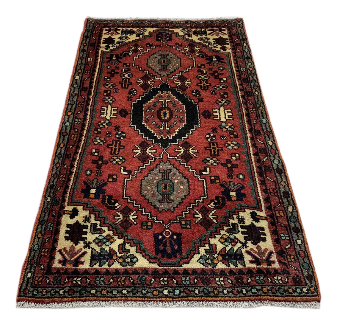 Perserteppich Hamadan 145 x 86 cm Wolle handgeknüpft