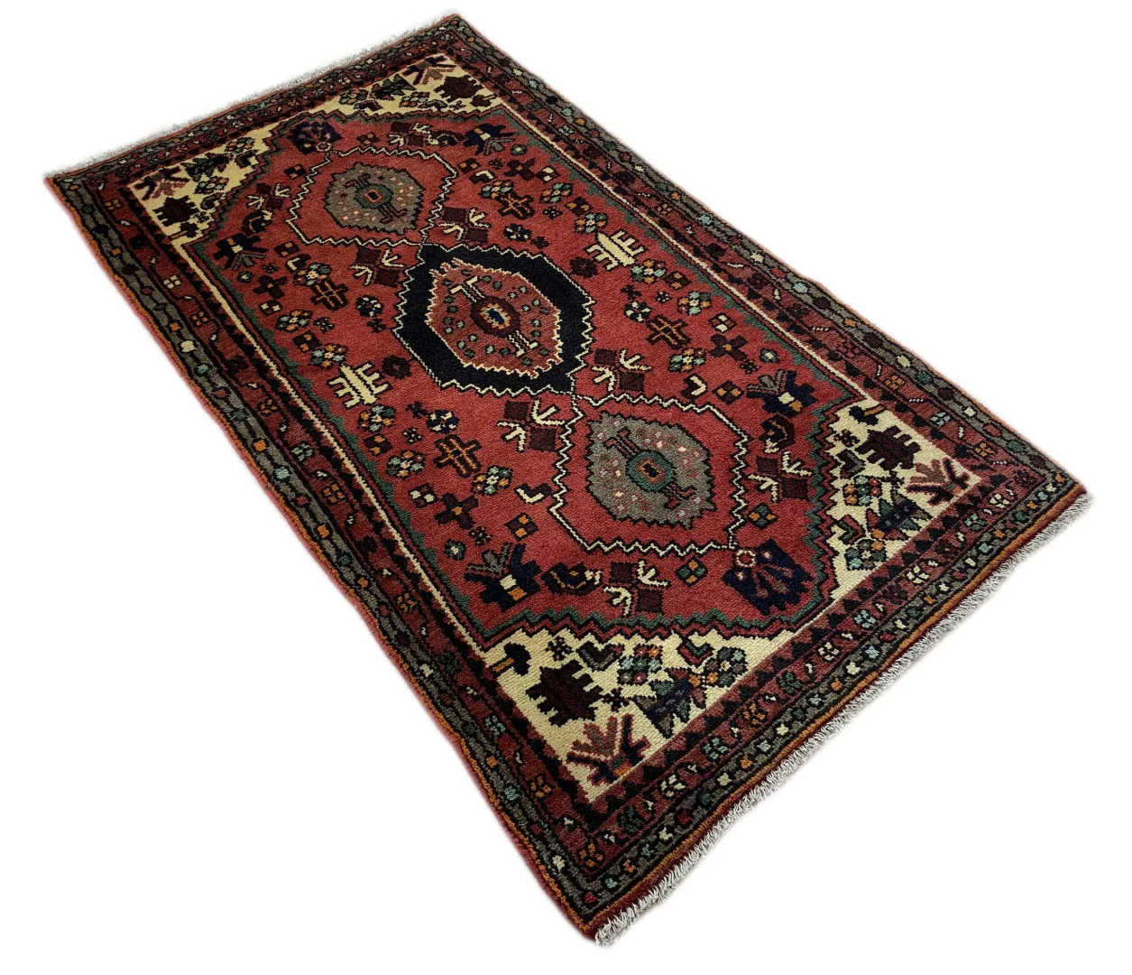 Perserteppich Hamadan 145 x 86 cm Wolle handgeknüpft