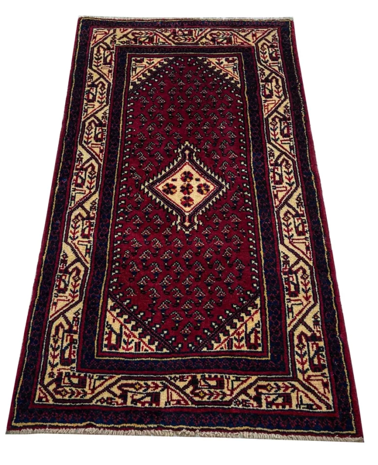 Perserteppich Hamadan 147 x 83 cm Wolle handgeknüpft