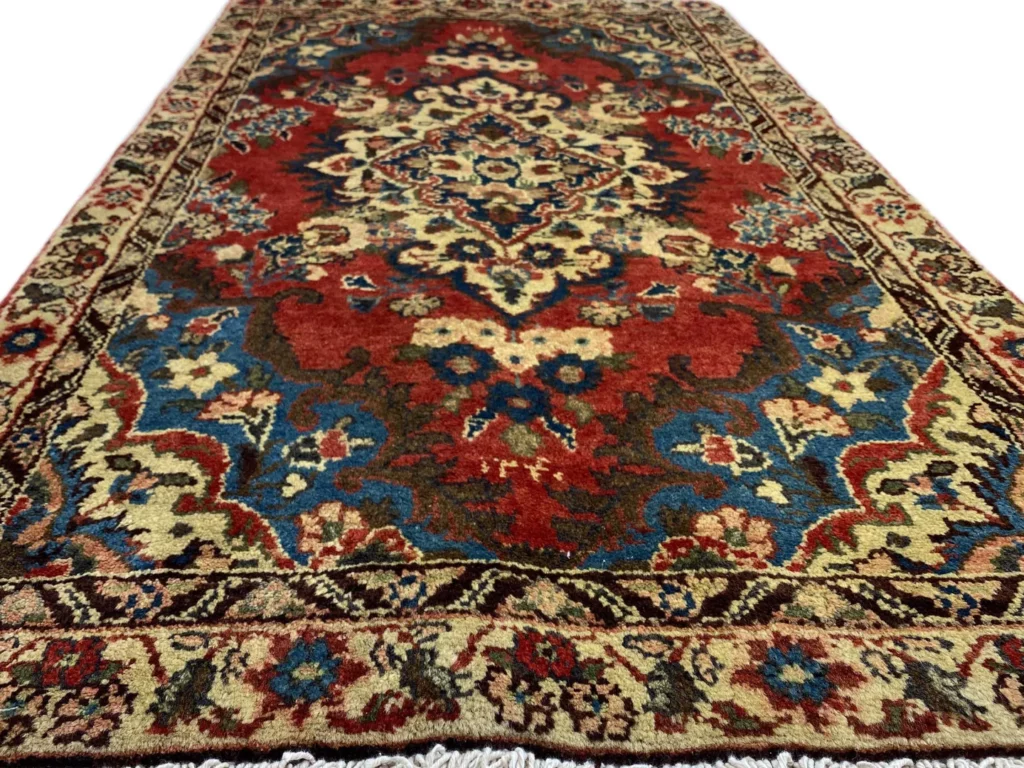 Perserteppich Hamadan 147 x 88 cm Wolle handgeknüpft