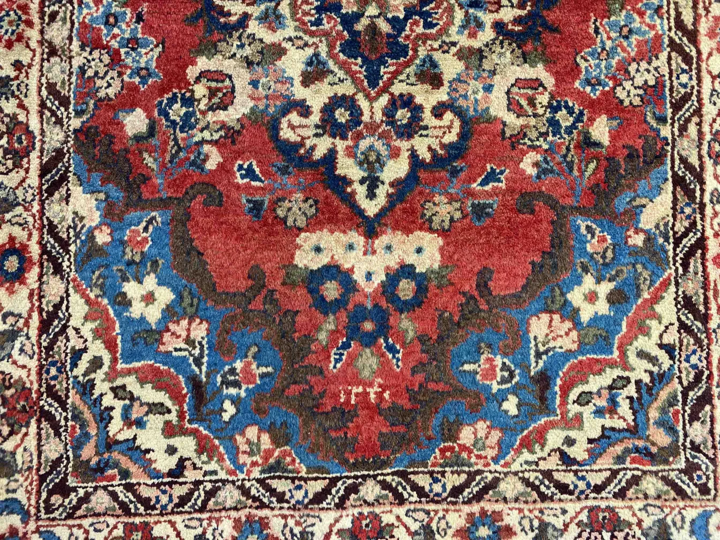 Perserteppich Hamadan 147 x 88 cm Wolle handgeknüpft