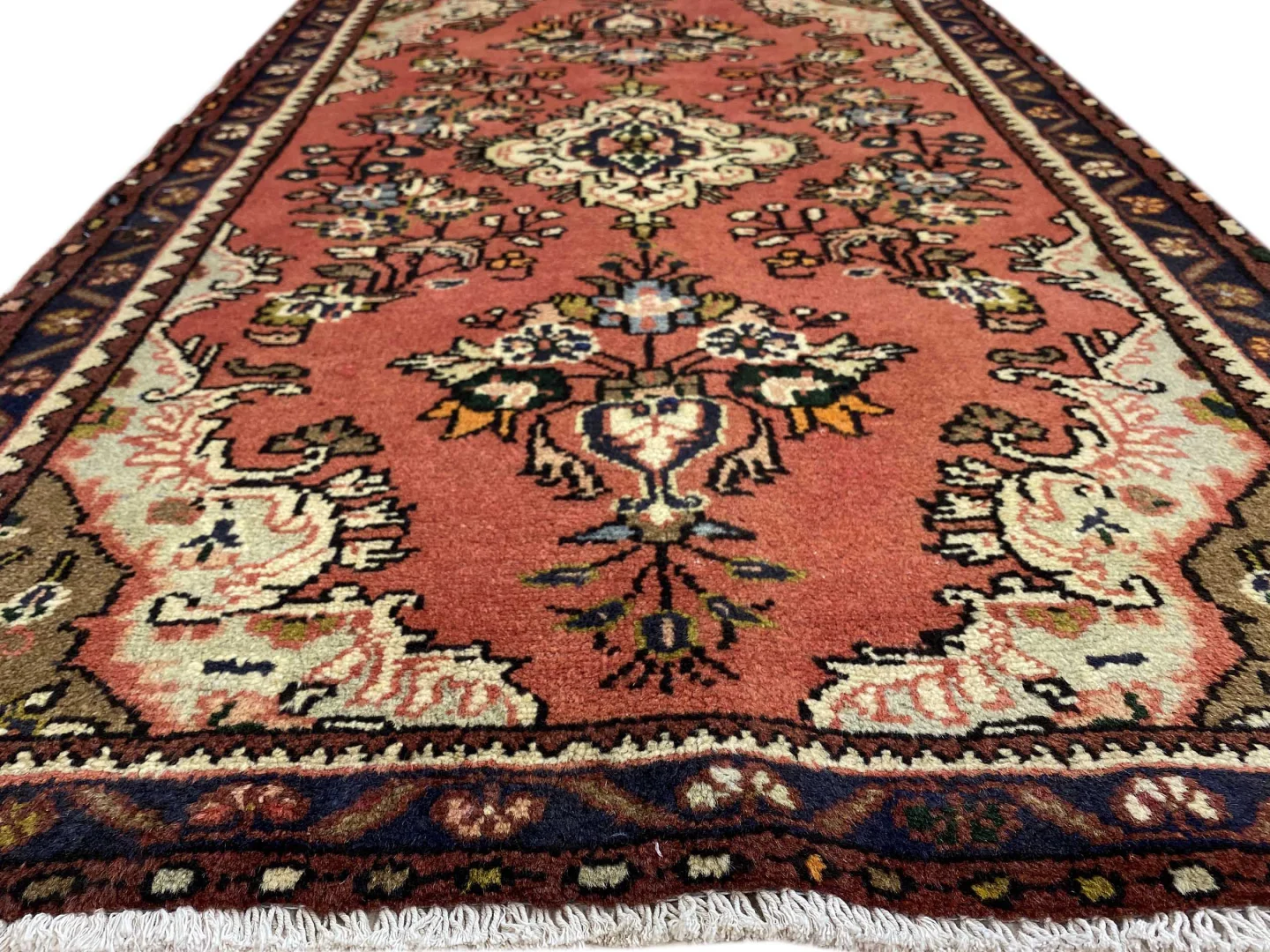 Perserteppich Hamadan 147 x 88 cm Wolle handgeknüpft